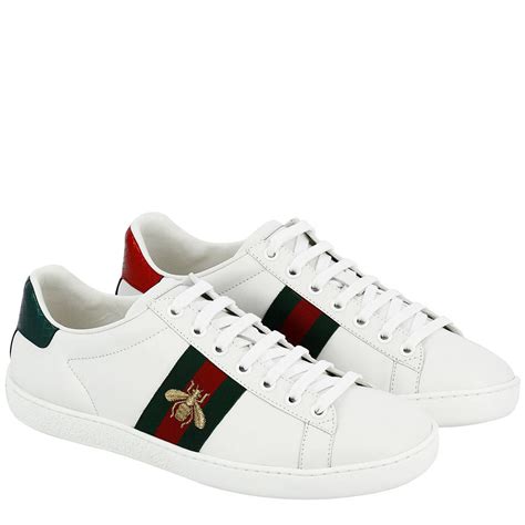 gucci white da shoe|white gucci shoes sale.